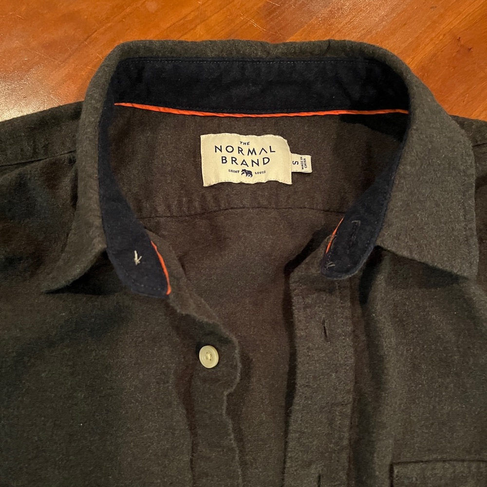 Cotton Chamois Button-Up Shirt
THE NORMAL BRAND, men small